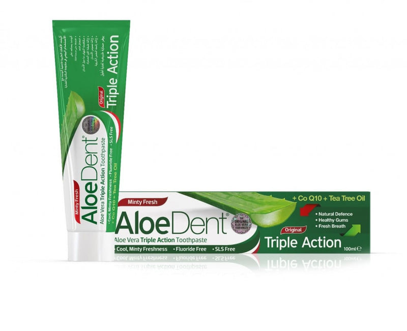 Aloedent Triple Action Toothpaste with Fluoride, 100ml