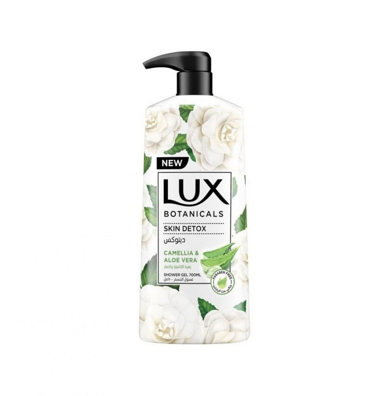 Camellia Flower Aloe Vera Body Wash Gentle Cleansing Botanical Lux 700ml