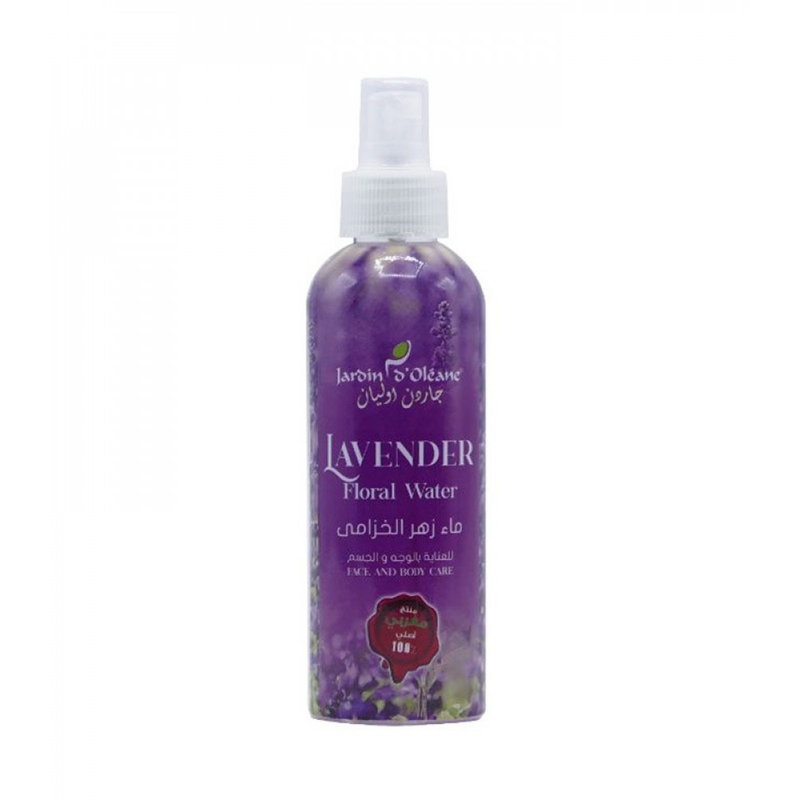 Jardin d'Oleane Lavender Flower Water, Hydrating Facial Toner, 250ml