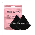 Powder Puff Sponge Washable Soft Fabric For Makeup Application Hearts 1 Piece