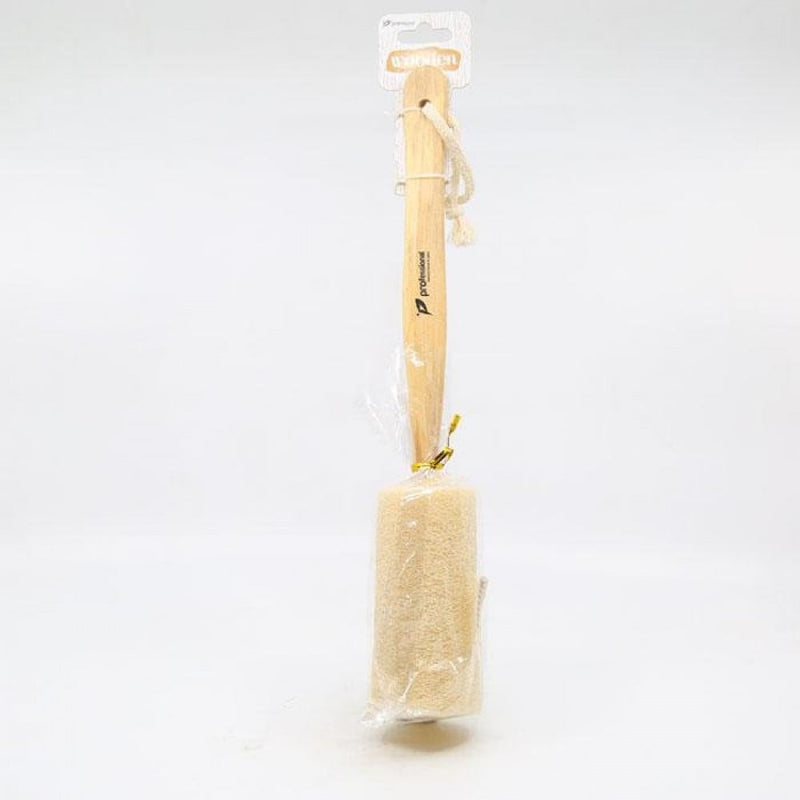 Shower Loofah with Wooden Handle Back Scrubber Bath Sponge