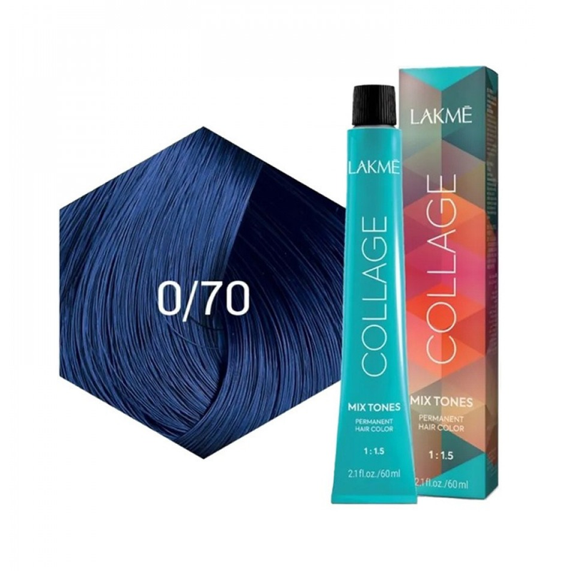Lakme Permanent Hair Color, Blue 0.70, 60ml
