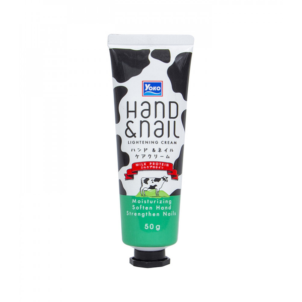 Yoko Hand & Nail Cream, Brightening and Moisturizing, 50g