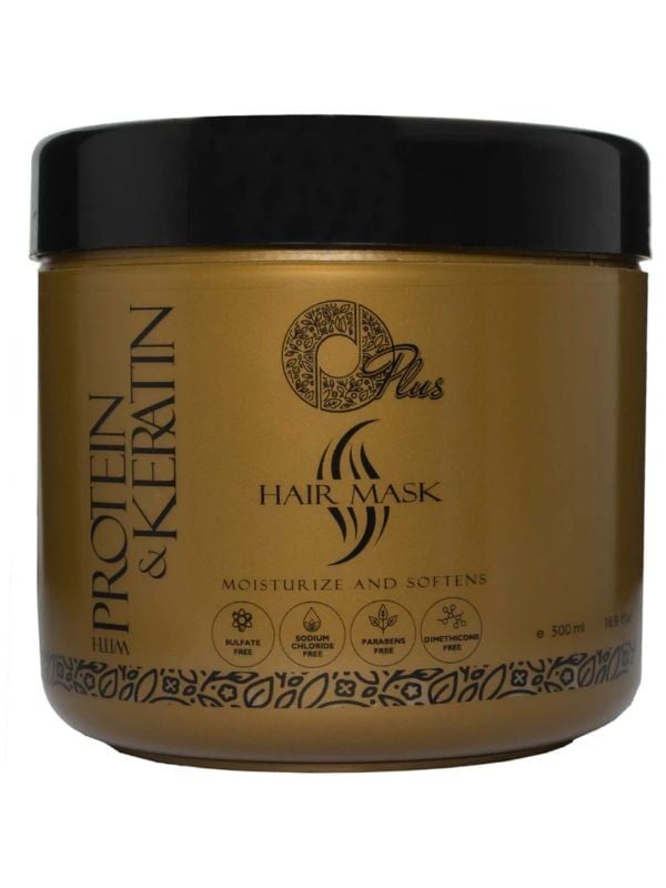 O Plus Protein and Keratin Hair Mask - 500 ml
