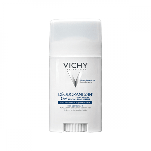 Vichy 24H Dry Touch Deodorant Fragrance-Free Aluminum-Free 40ml