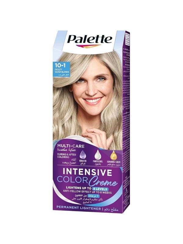 Palette Permanent Hair Color Cool Silver Blonde 10-1 | 50 ml