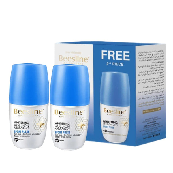Beesline Deodorant Pulse Sport Roll-On 1+1 Free Pack 100ml