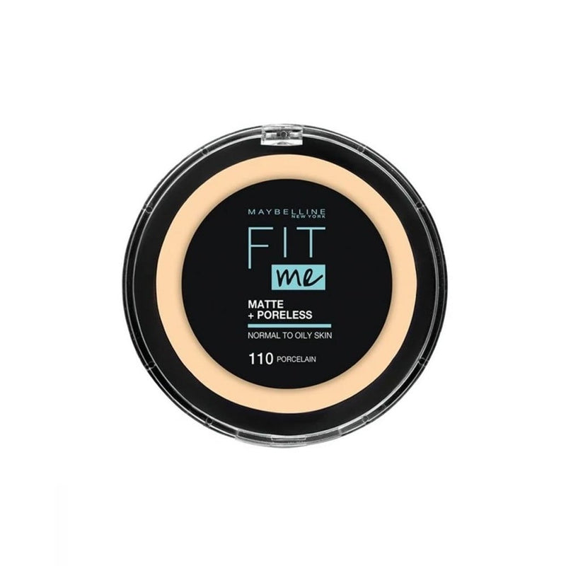 Maybelline Fit Me Matte Poreless Face Powder, 110 Fair Ivory, Shine Control