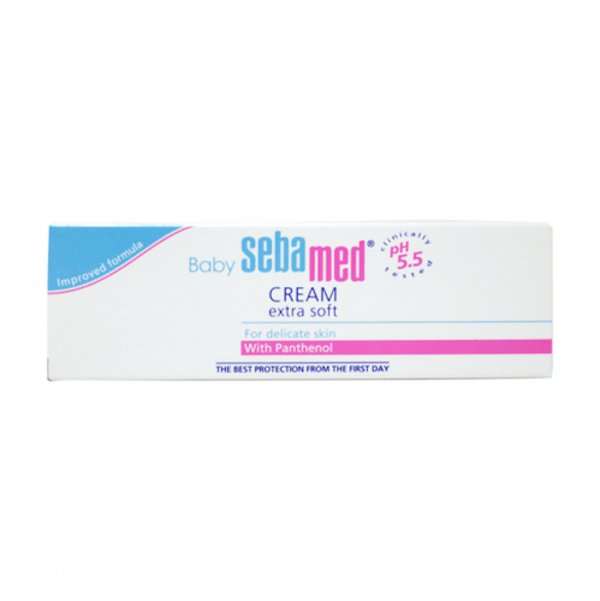 Sebamed Baby Ultra Smooth Cream Jojoba Oil Panthenol pH 5.5 50ml