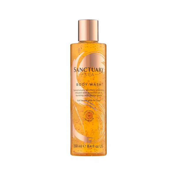 Moisturizing Body Wash Essential Oils Jojoba Beads Sanctuary Spa 250ml