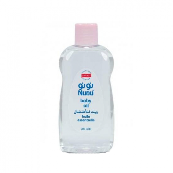 Nunu Baby Oil for Moisturizing Skincare, 200ml