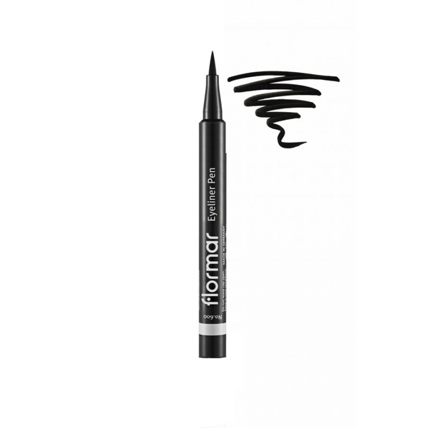 Flormar Eyeliner Pencil Intense Black Water-Based Precision Tip
