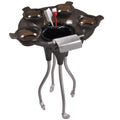 Salon System Quad Dye Tray Holder - ABS Plastic - Black