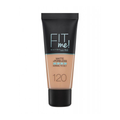 Maybelline Fit Me Matte + Poreless Foundation, 120 Ivory, for Oily Skin