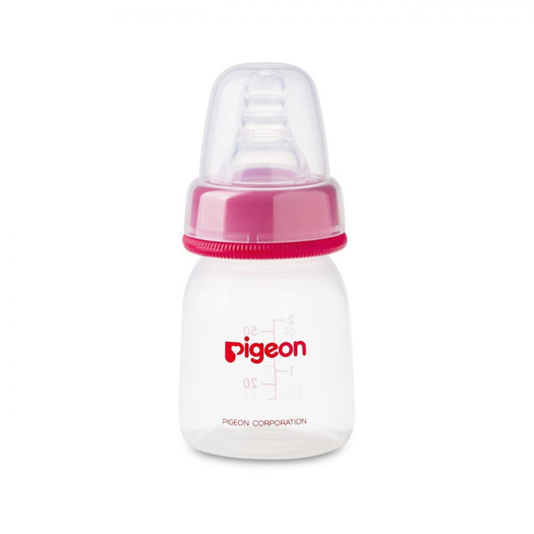 Pigeon Plastic Feeding Bottle with Artificial Teat, 50 ml
