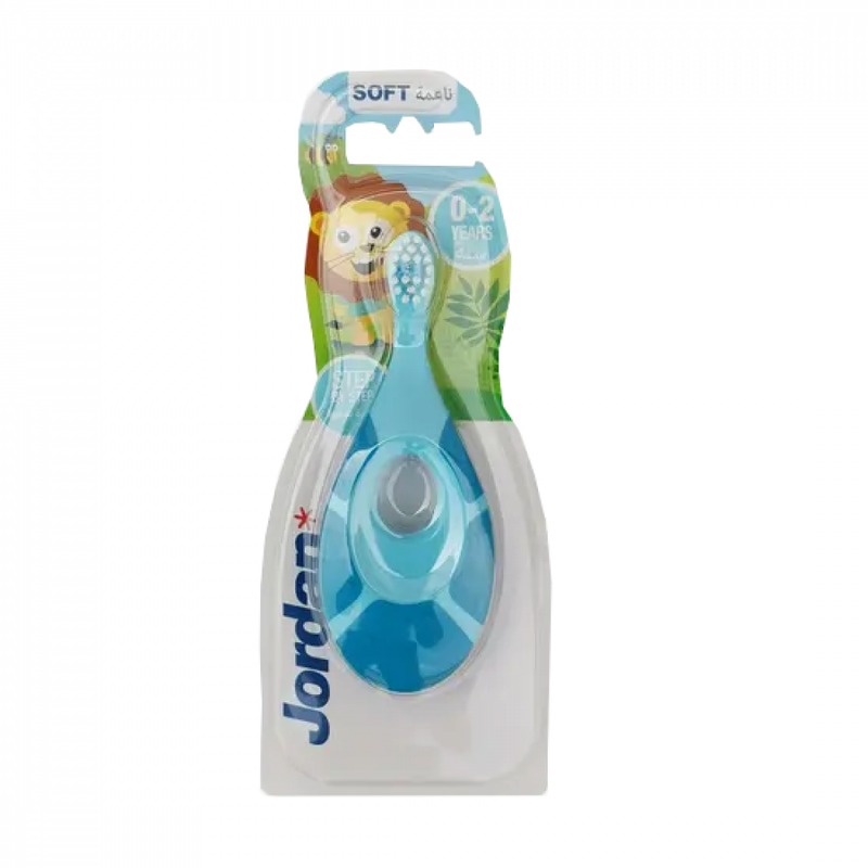 Jordan Step 1 Toothbrush for Children 0-2 Years, Soft Bristles
