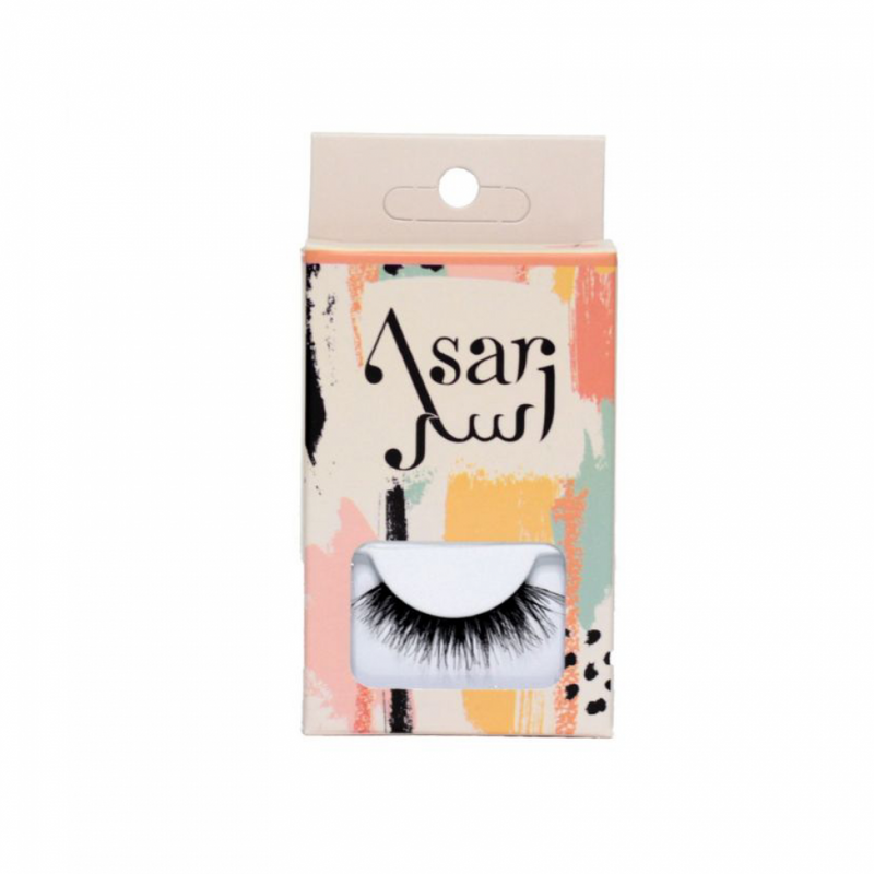 Natural Looking False Eyelashes Single Layer Lightweight Design Asar No. 8