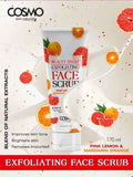 Cosmo Facial Scrub with Lemon & Orange Extracts for Refreshment, 170ml