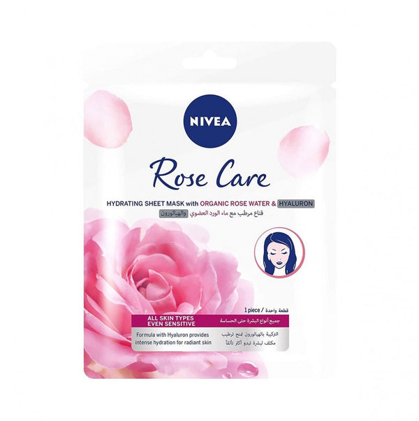 Nivea Moisturizing Mask with Organic Rose Water & Hyaluronic Acid