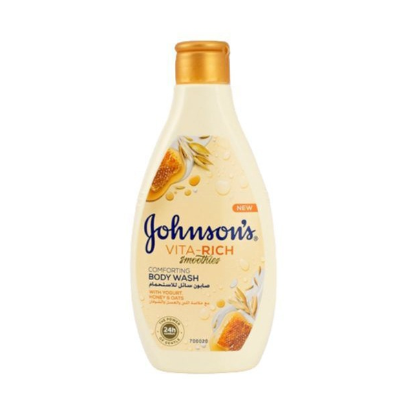 Liquid Bath Soap Milk Honey & Oat Extract Moisturizing Johnson's 250ml