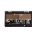Eyebrow Powder Kit Wax and Defining Brush 002 Brown Rimmel London