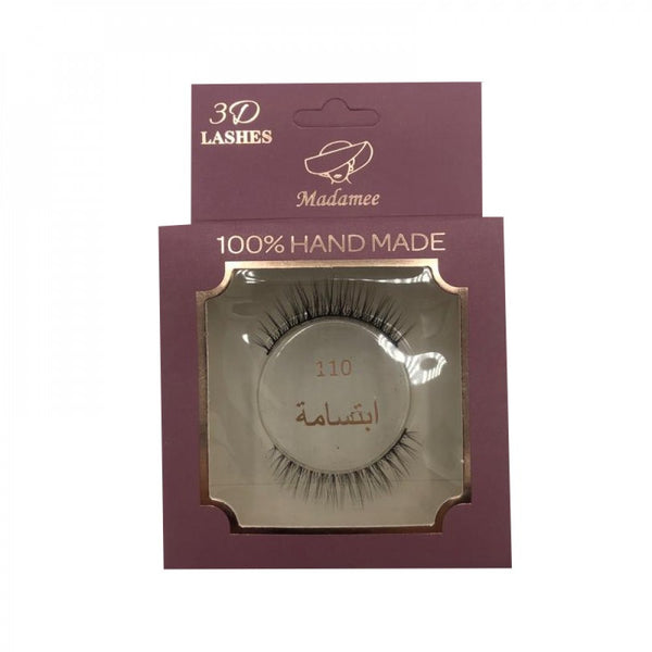 Best Adhesive Eyelashes Smile Style Natural Volume Madame 1 Pair