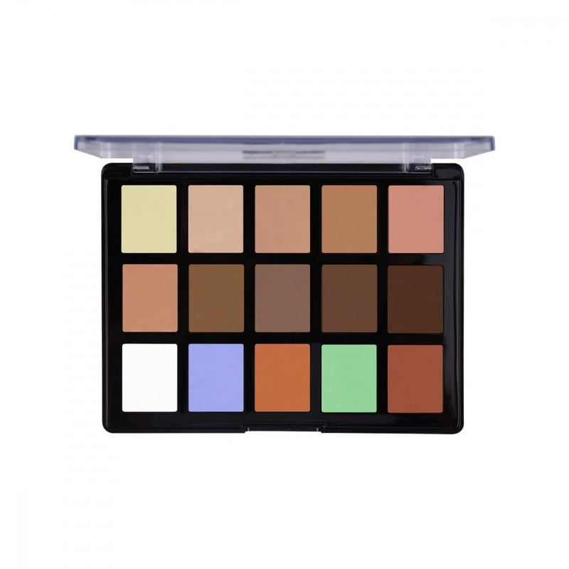 Character Face Contour Palette, 15 Shades, Foundation & Concealer, DDC001