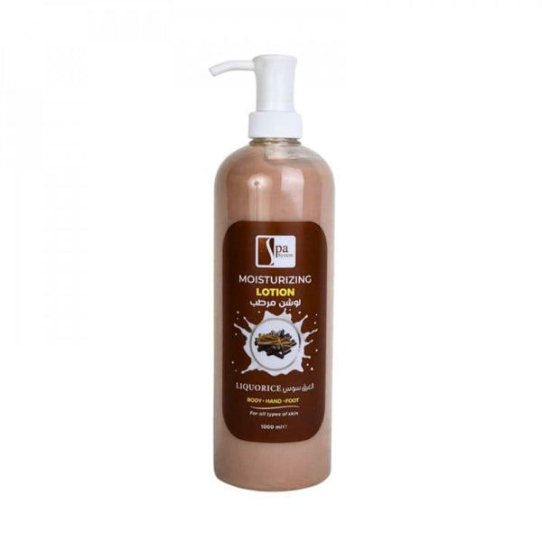 Spa System Licorice Moisturizing Lotion 1000ml for All Skin Types