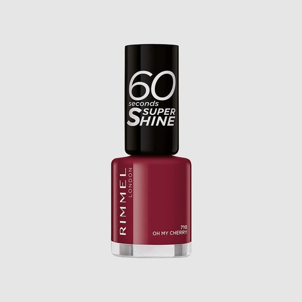 Rimmel London 60 Second Super Shine Nail Polish, 8ml, Glossy Finish