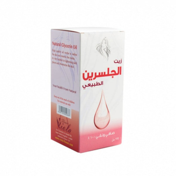 Flowers Viola Concentrated Glycerin Oil for Skin Moisturizing, 125ml