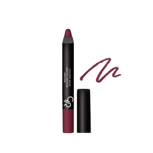 Golden Rose Matte Lipstick No. 18, Creamy Texture, 3.5g