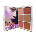 Christine 6-in-1 Multi-Use Makeup Palette K2313 with Eyeshadow, Blush, and Concealer