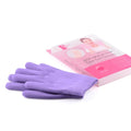 Spa System Moisturizing Gel Gloves, Purple, Reusable Hand Care