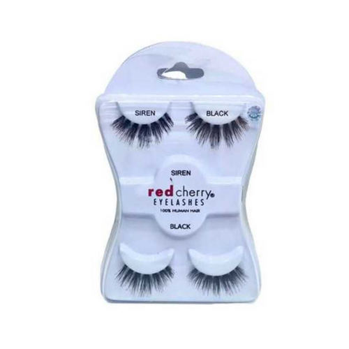 Red Cherry False Eyelashes Siren Style 2 Pairs