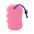 Suavipiel Microfiber Bath Sponge with Exfoliating Properties, Blue/Pink