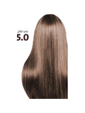 Argan Hair Color Kit 5.0 Light Brown with Argan Oil - 75 ml