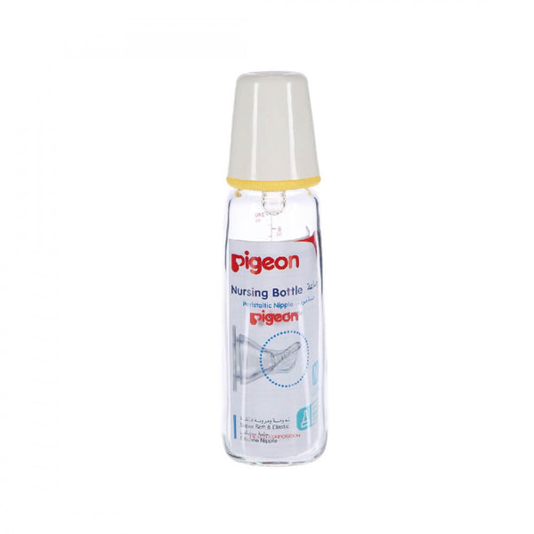 Pigeon Glass Baby Bottle, 240ml, BPA-Free, Suitable for 4+ Months