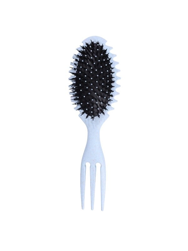 Hair System Curly Hair Styling Brush Blue