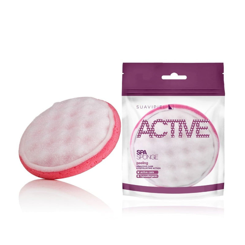 Natural Bath Sponge Dual-Sided Exfoliating Suavipiel 1 Piece