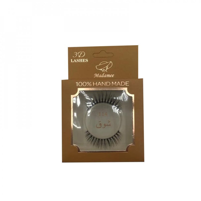 Best Adhesive Eyelashes Shawq Style Natural Volume Madame 1 Pair