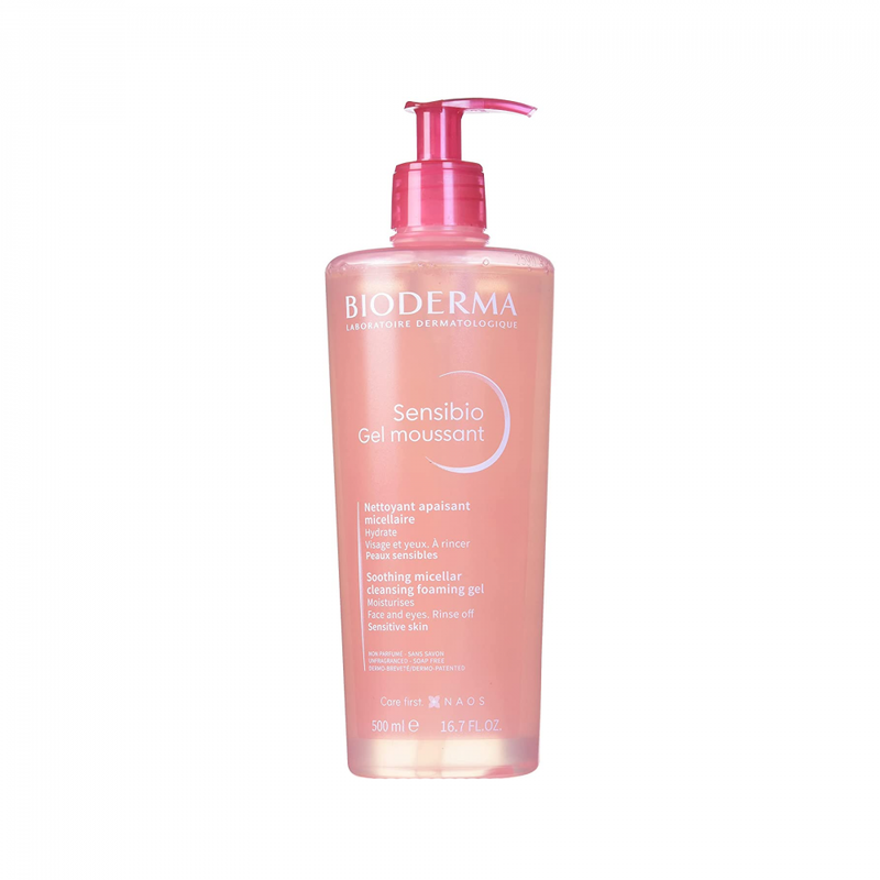Bioderma Sensibio Foaming Cleansing Gel, Sensitive Skin, 500ml