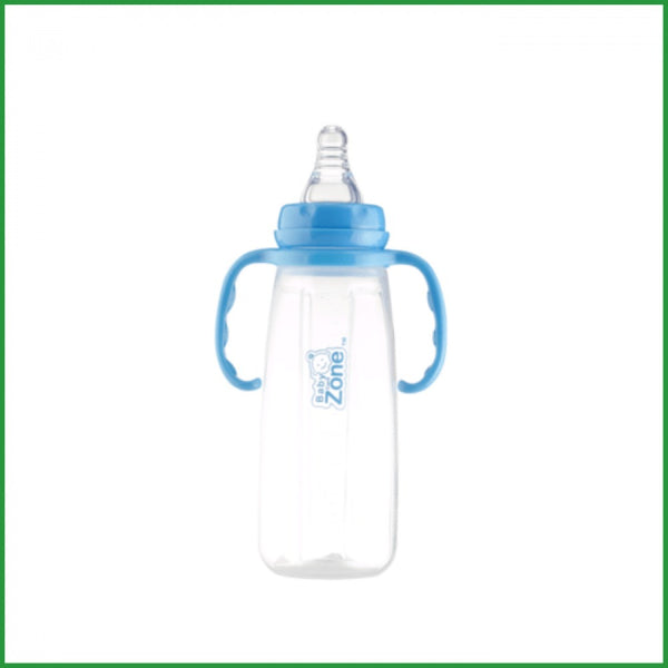 Baby Zone Baby Bottle 240ml BPA-Free Silicone Teat