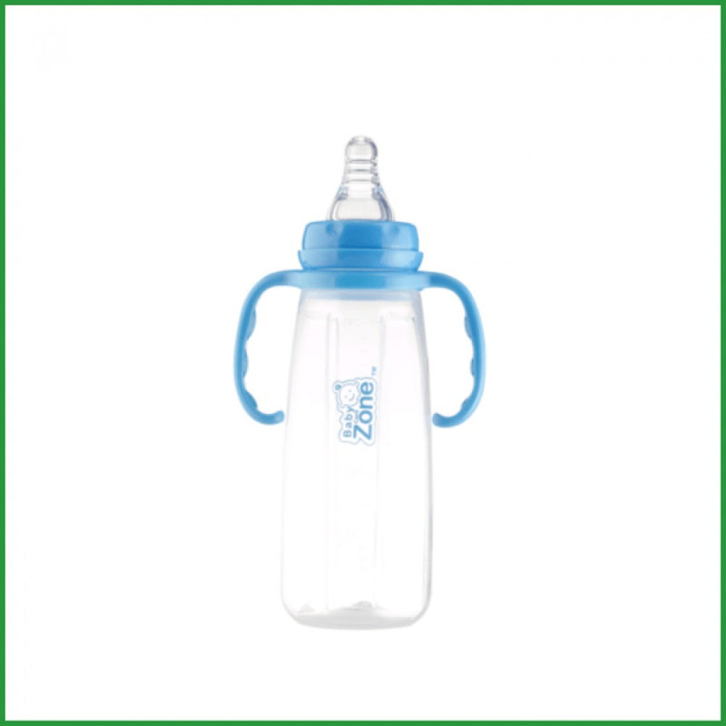 Baby Zone Baby Bottle 240ml BPA-Free Silicone Teat
