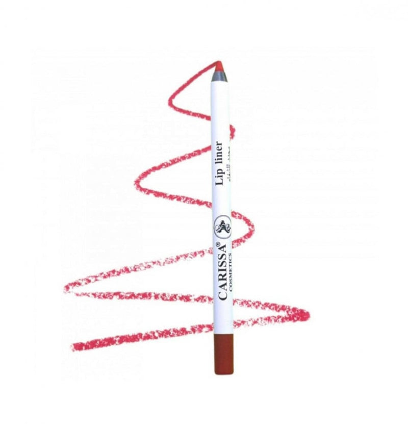 Carissa Cosmetics Waterproof Lip Liner, Long-Lasting Creamy Formula