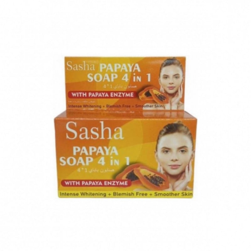 Papaya Whitening Soap Intensive Brightening Sasha 135g