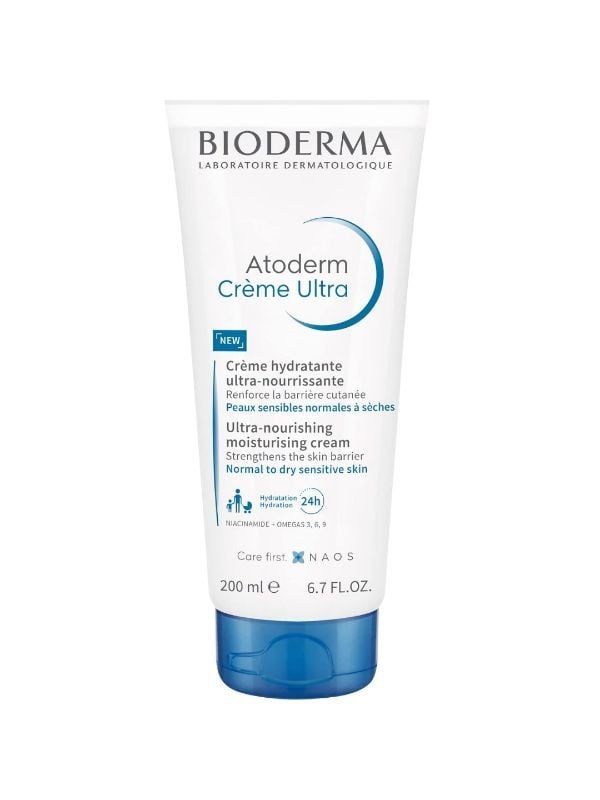 Bioderma Atoderm Ultra-Nourishing Cream for Sensitive Skin with Niacinamide, 200ml