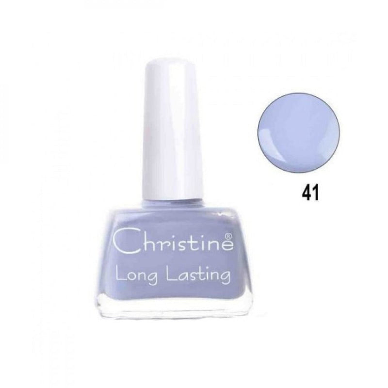 Christine Long Lasting Nail Polish, Shade 41, Glossy Finish