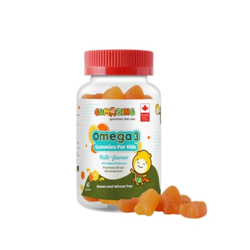 Zarbee's Immune Support Gummies Omega 3 Multivitamins Gumazing 60 Pieces