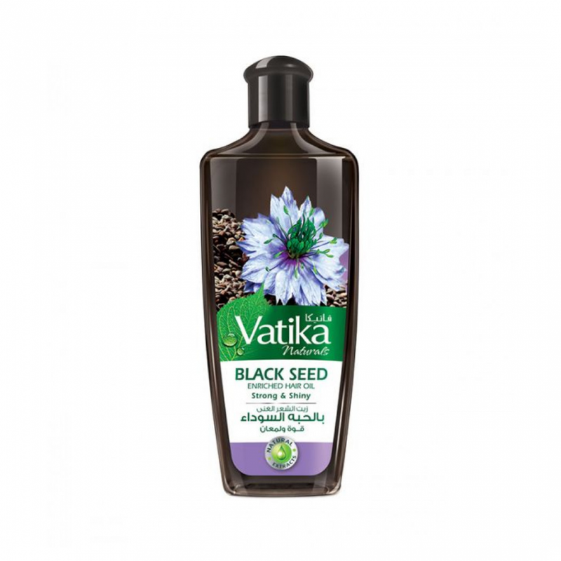 Vatika Black Seed Enriched Hair Oil for Strengthening & Shine, 200ml