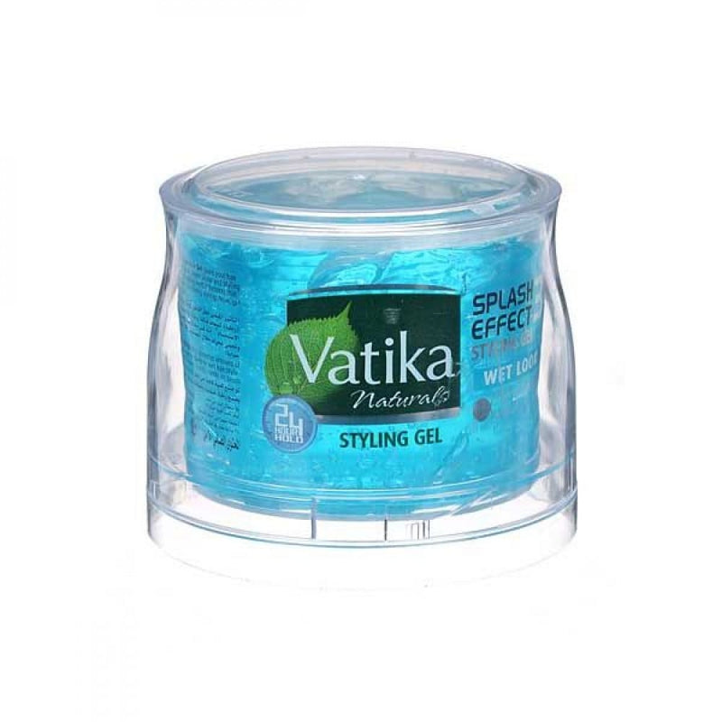 Vatika Splash Effect 3 Wet Look Hair Styling Gel, Alcohol-Free, 250ml